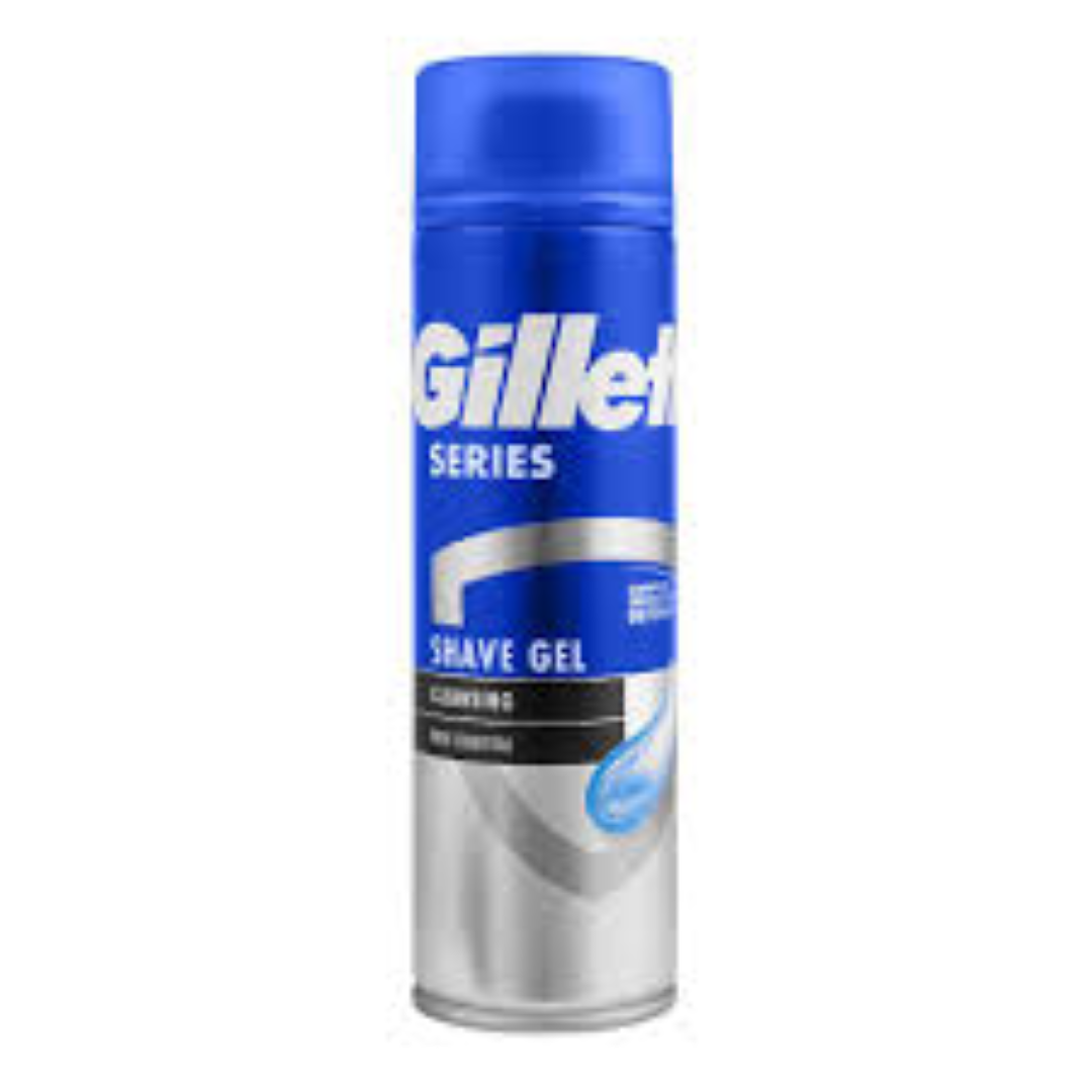 GILLETTE SERIES SHAVE GEL CLEANS CHARCOAL 200ML